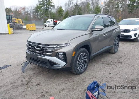 2025 Hyundai Tucson Hybrid Limited z USA, uszkodzony, nr VIN KM8JEDD17SU327132